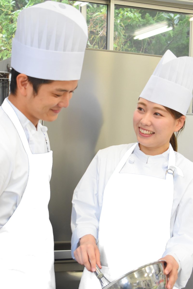 調理実習（白いエプロンのイメージ）